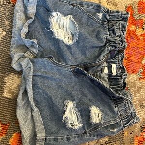 Forever 21 Blue Denim Shorts